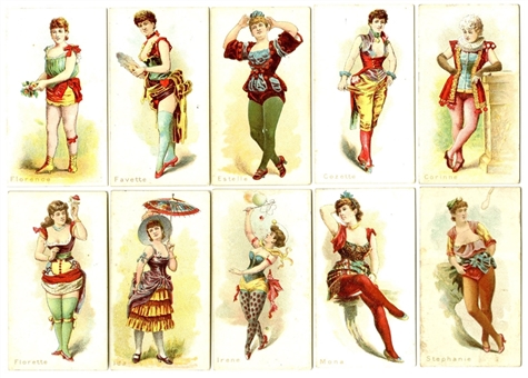 1889 N182 Kimball "Ballet Queens" Partial Set (26/50) 
